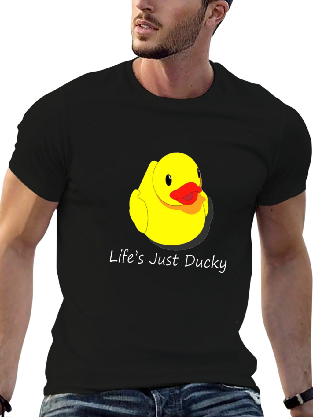 Lifes Just Ducky T-Shirt - Cute Rubber Duck Tee