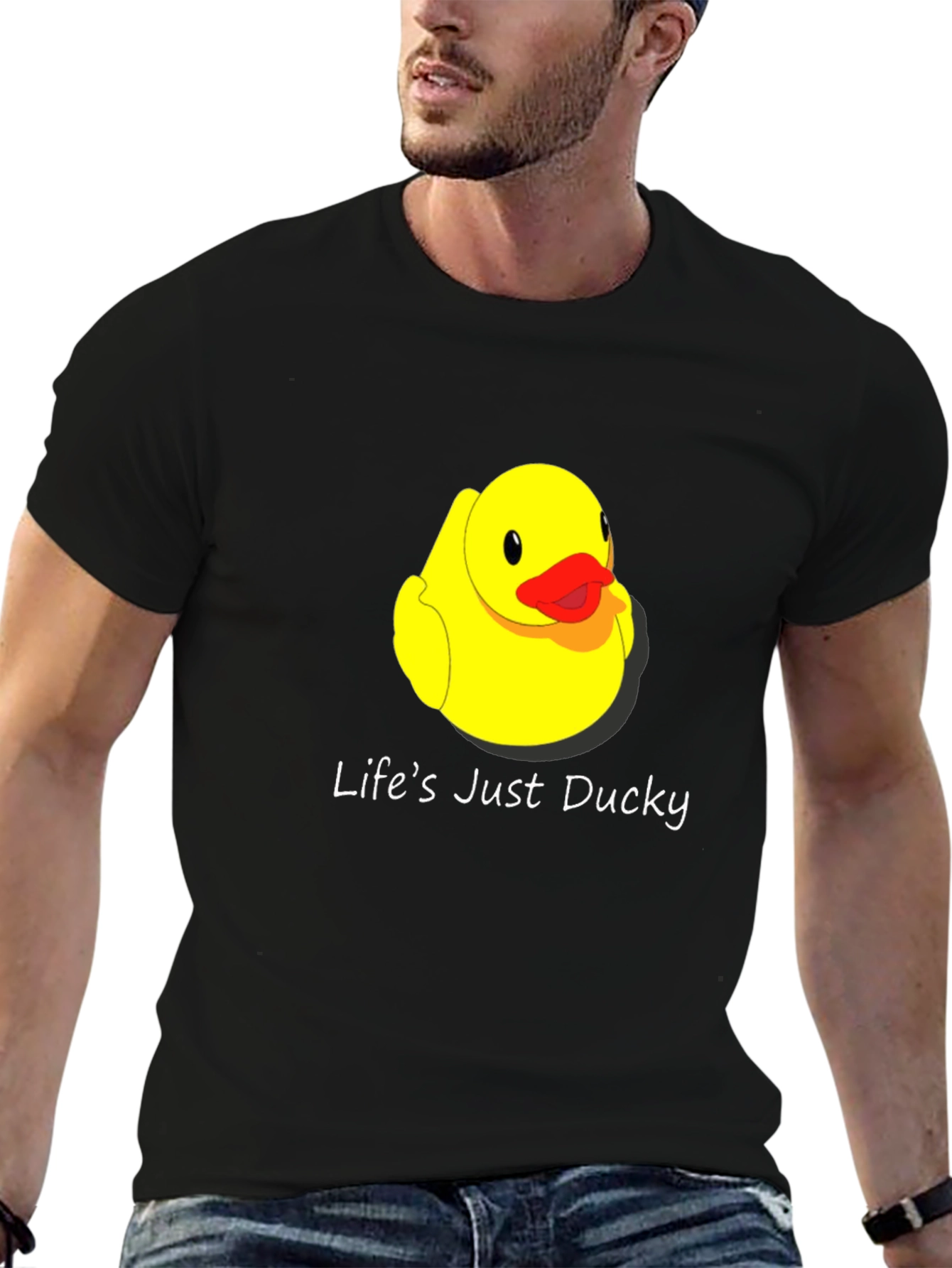 Lifes Just Ducky T-Shirt - Cute Rubber Duck Tee