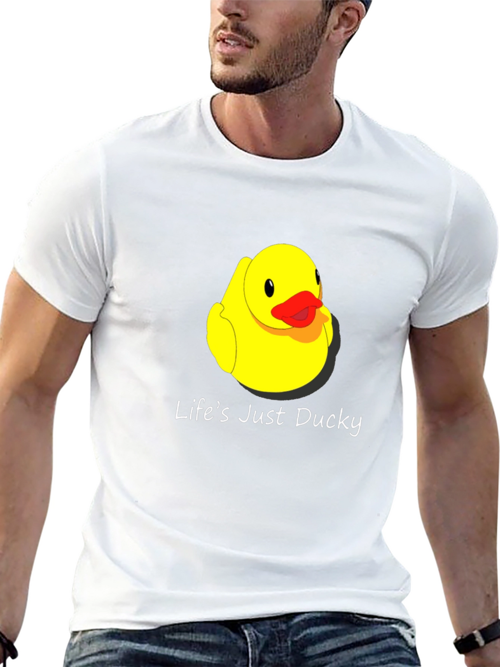 Lifes Just Ducky T-Shirt - Cute Rubber Duck Tee