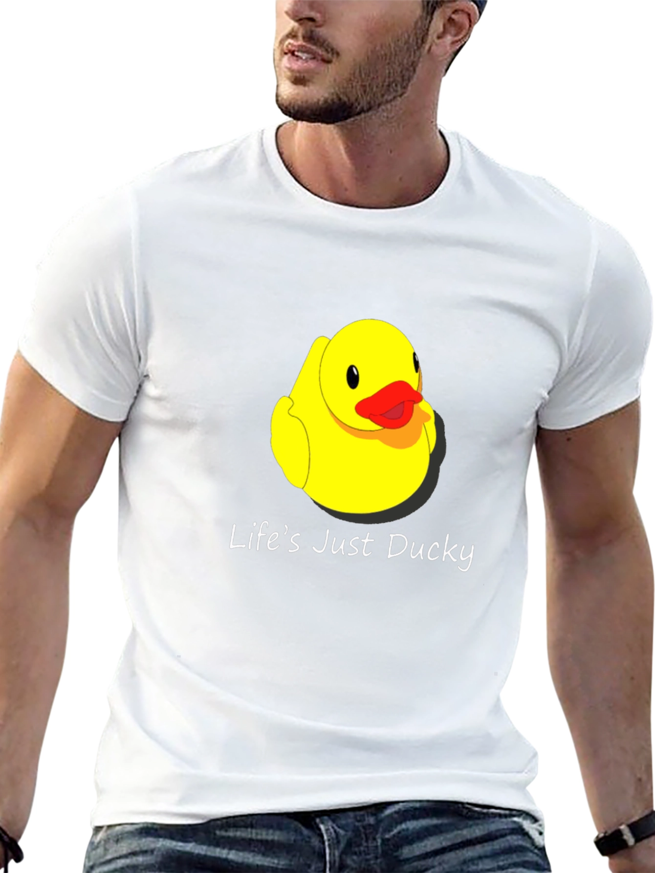 Lifes Just Ducky T-Shirt - Cute Rubber Duck Tee