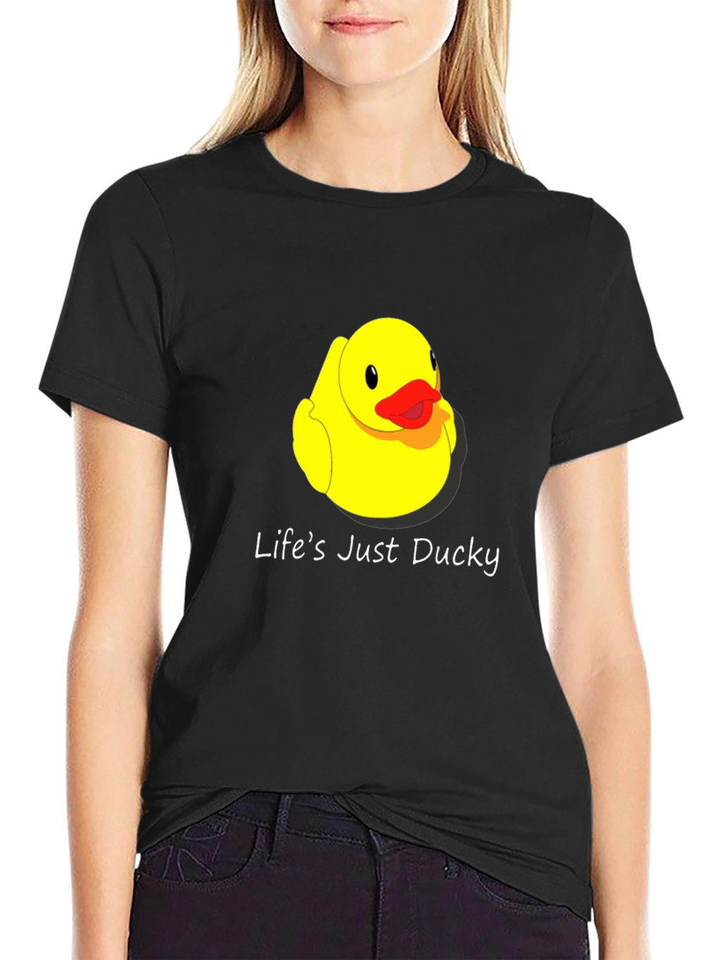Lifes Just Ducky T-Shirt - Cute Rubber Duck Tee