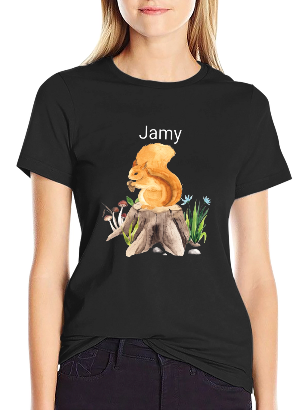 Squirrel Stump Jamy Graphic Tee