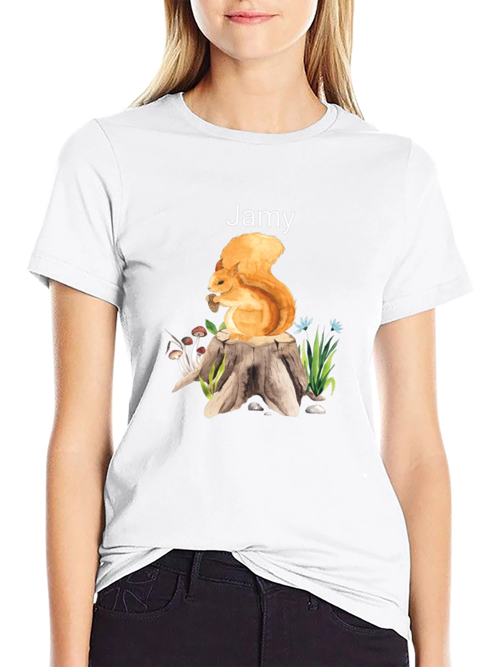 Squirrel Stump Jamy Graphic Tee