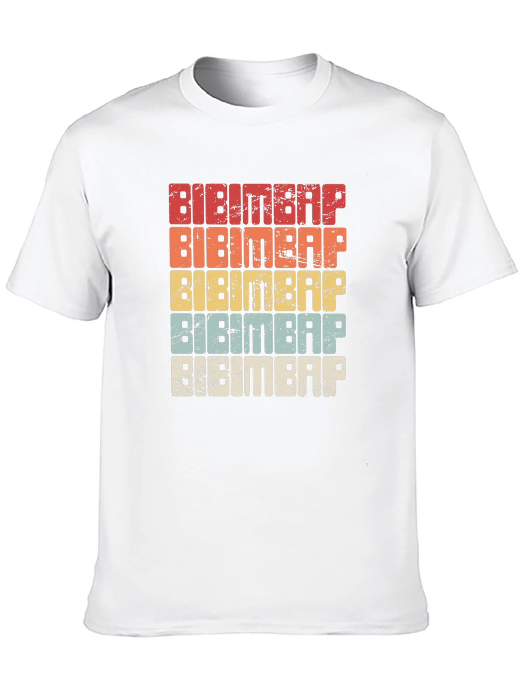 Bibimbap Retro T-Shirt - Korean Food Lover Tee