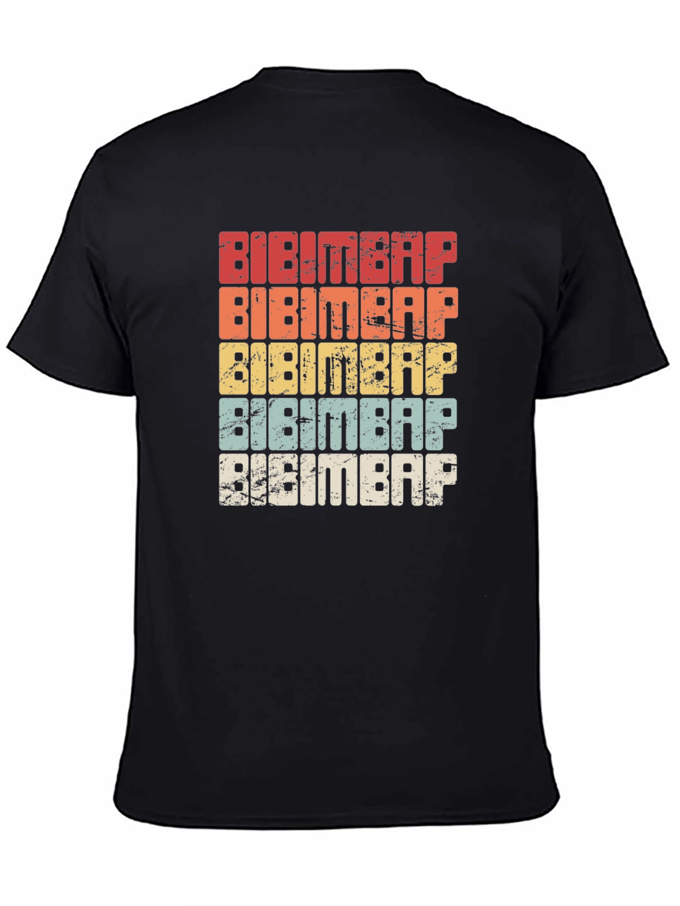 Bibimbap Retro T-Shirt - Korean Food Lover Tee