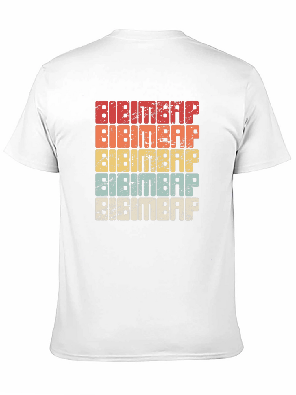 Bibimbap Retro T-Shirt - Korean Food Lover Tee