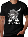 Total Solar Eclipse 4.8.2024 Dabbing Sun T-Shirt