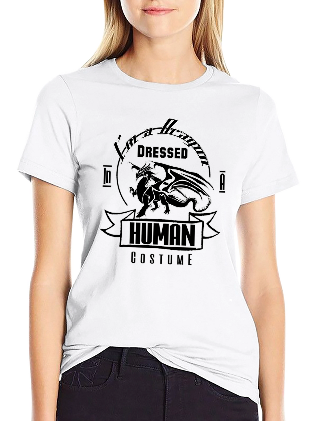 Im a Dragon Dressed In A Human Costume T-Shirt
