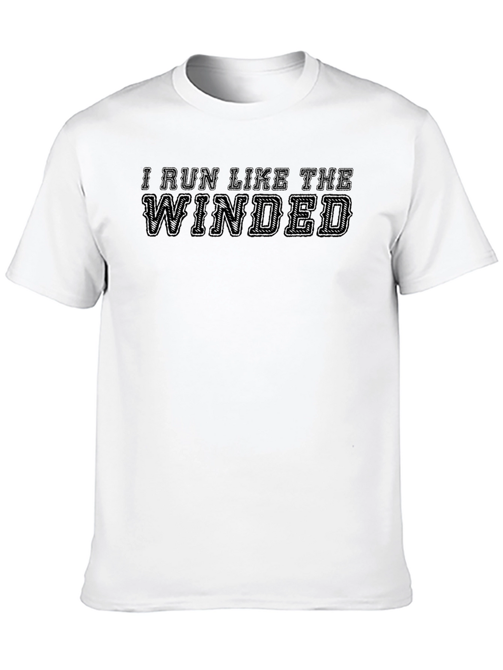 I Run Like The Winded Black Tee