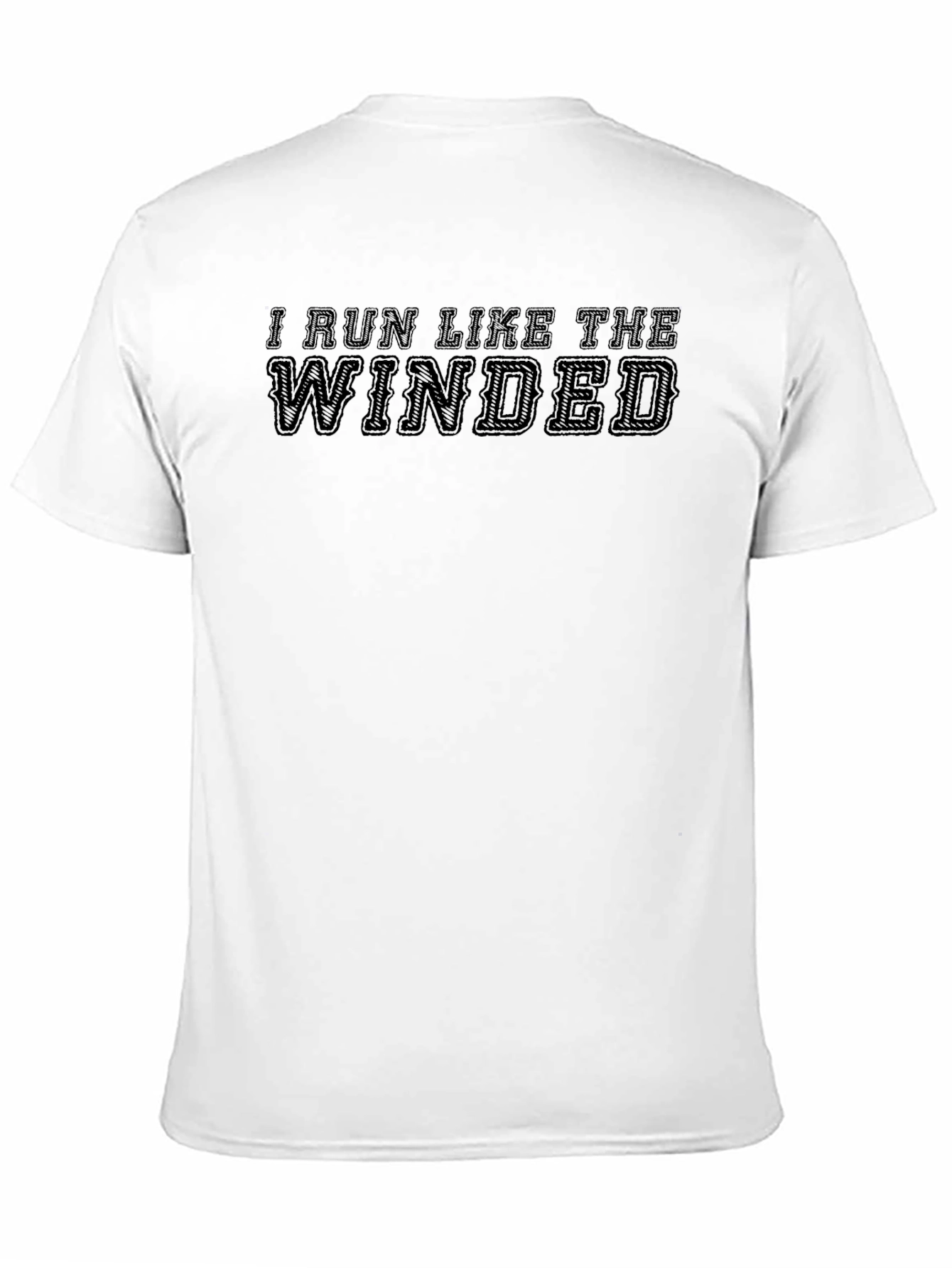I Run Like The Winded Black Tee