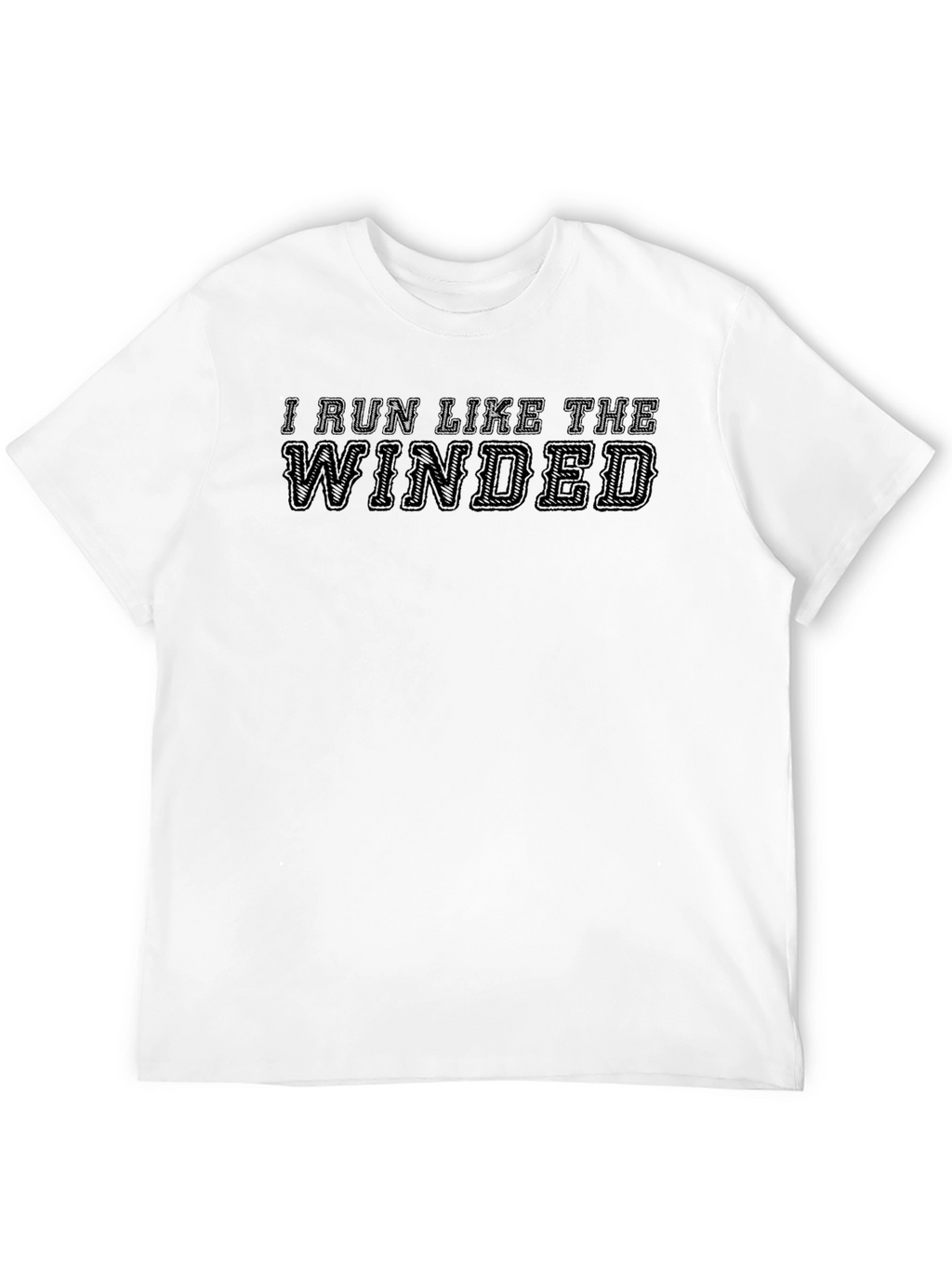 I Run Like The Winded Black Tee