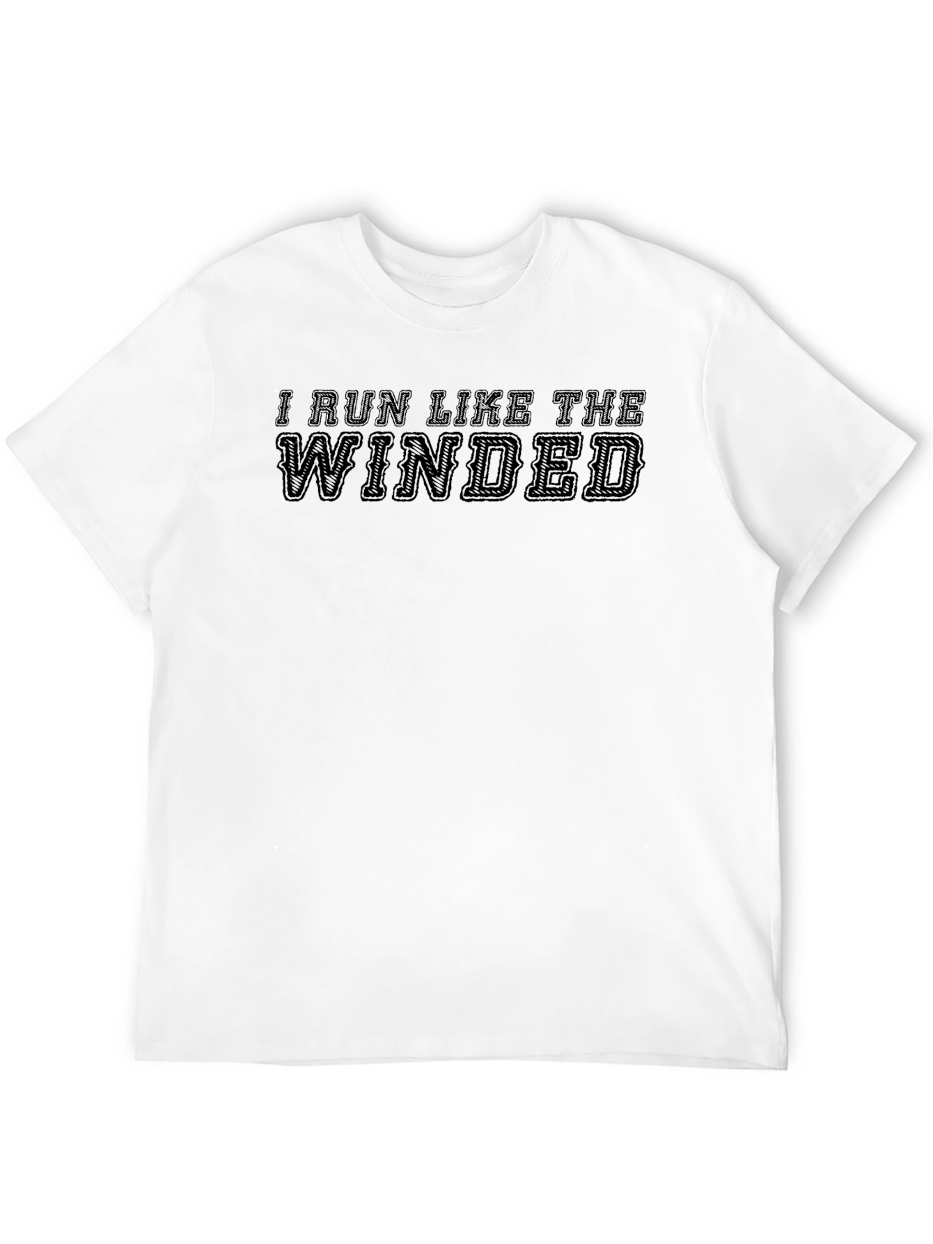 I Run Like The Winded Black Tee