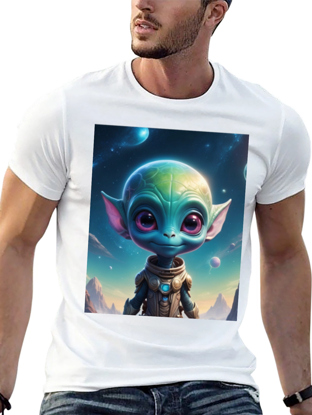 Alien Portrait T-Shirt