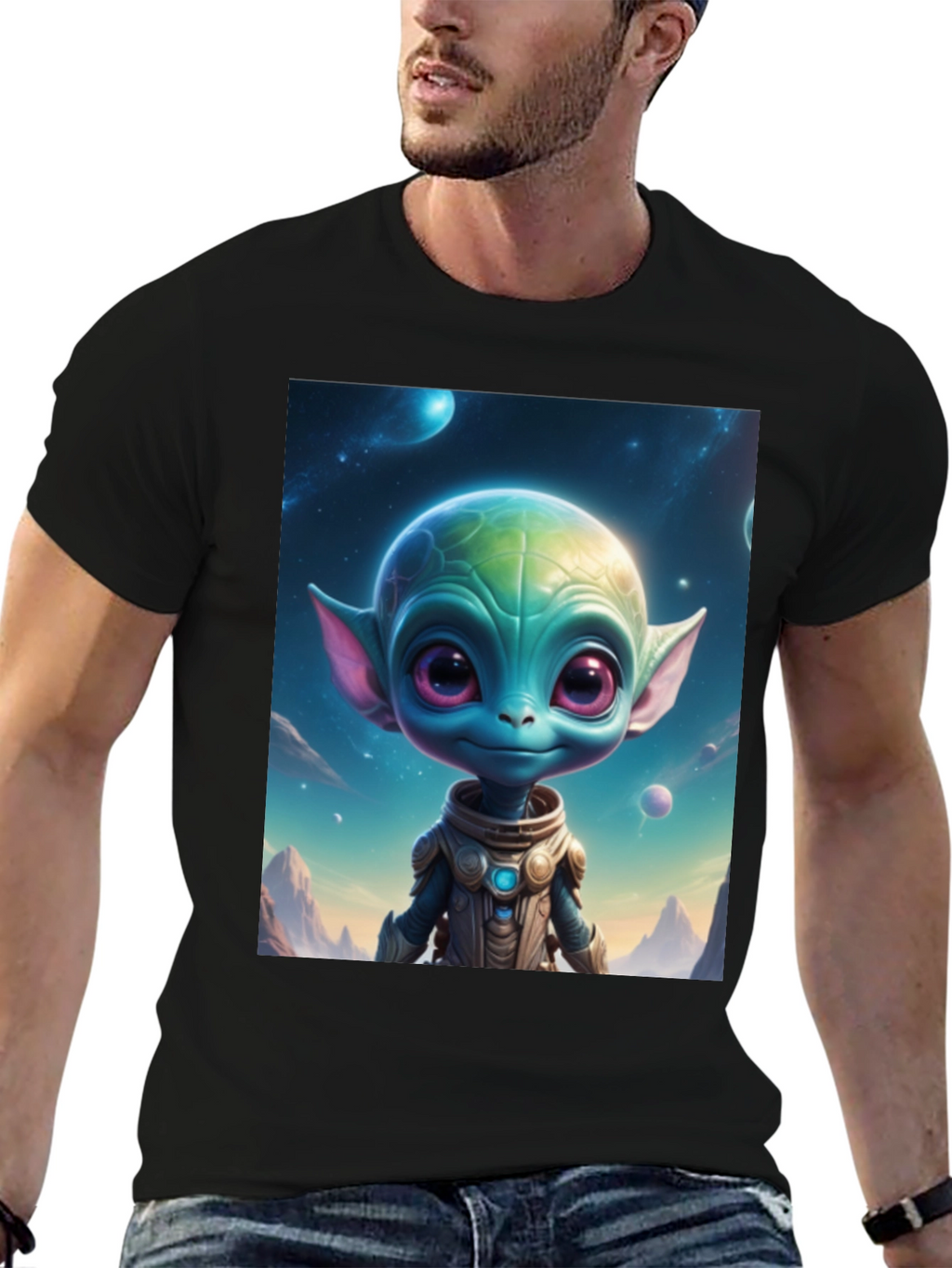 Alien Portrait T-Shirt