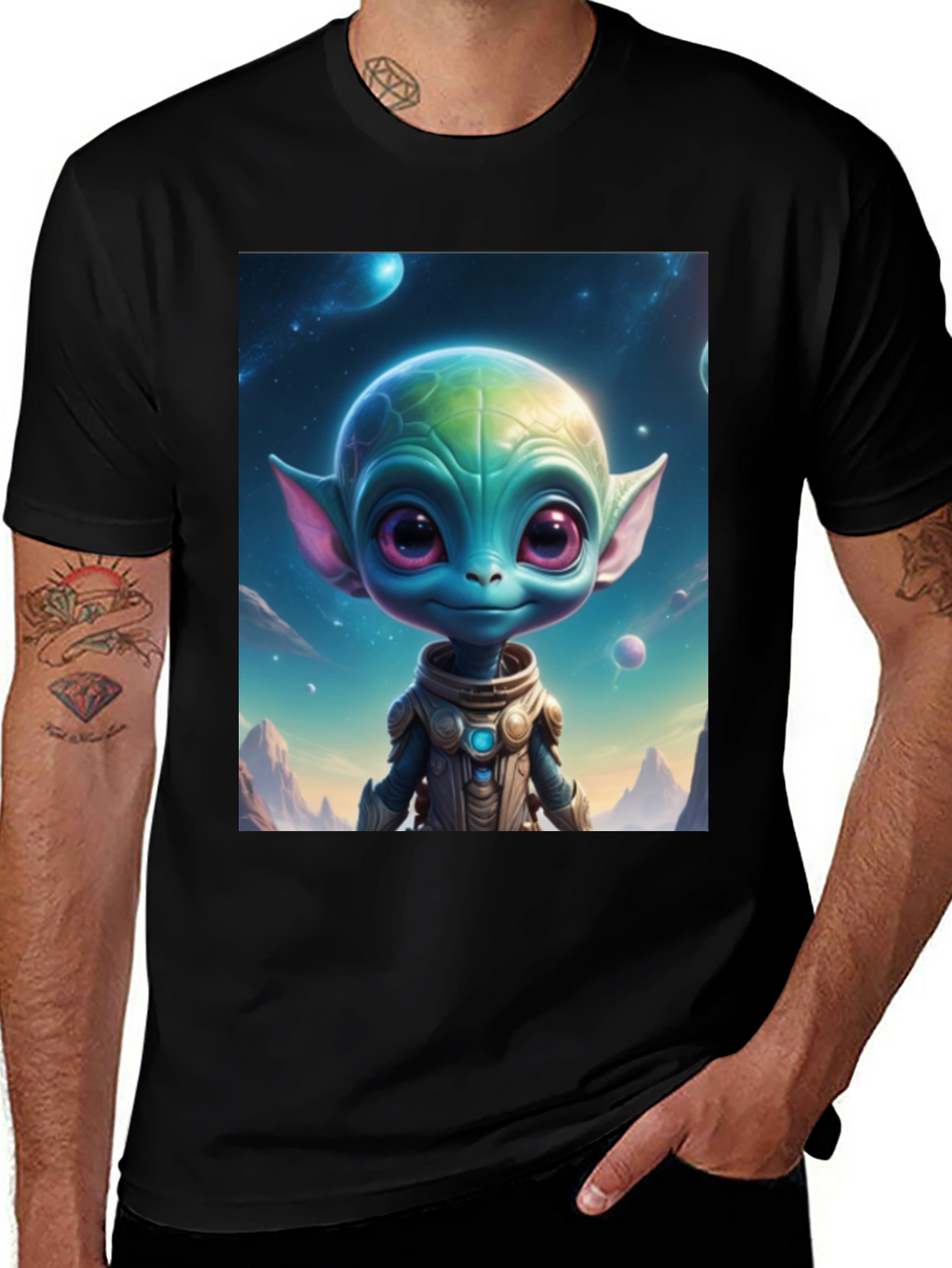 Alien Portrait T-Shirt