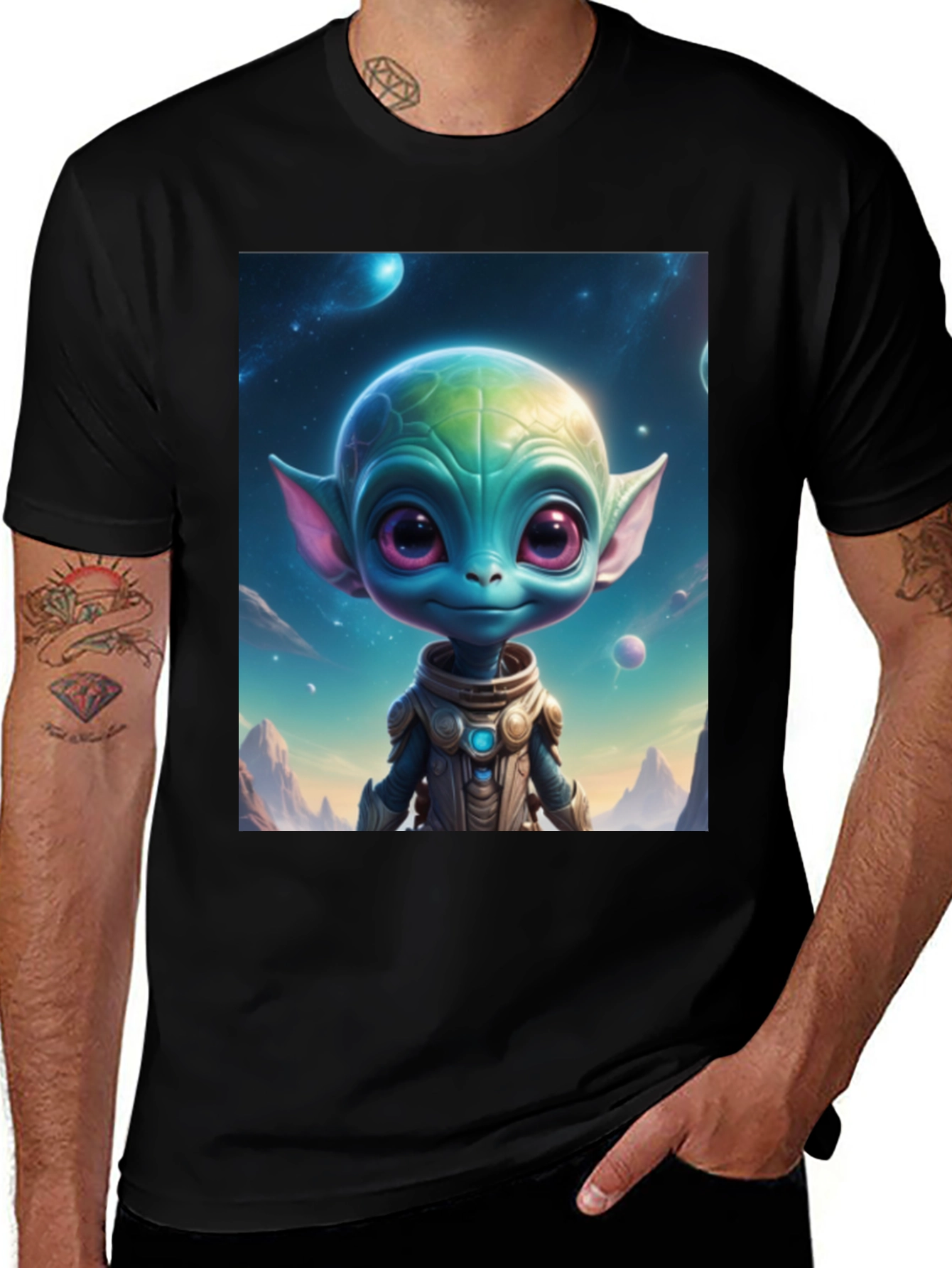 Alien Portrait T-Shirt