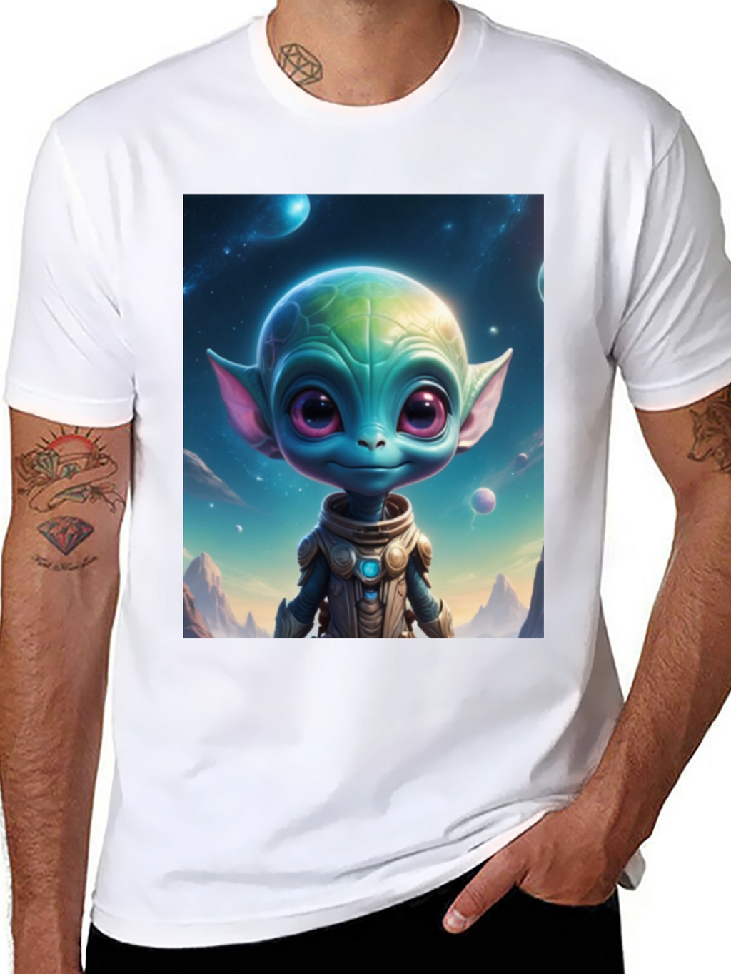 Alien Portrait T-Shirt