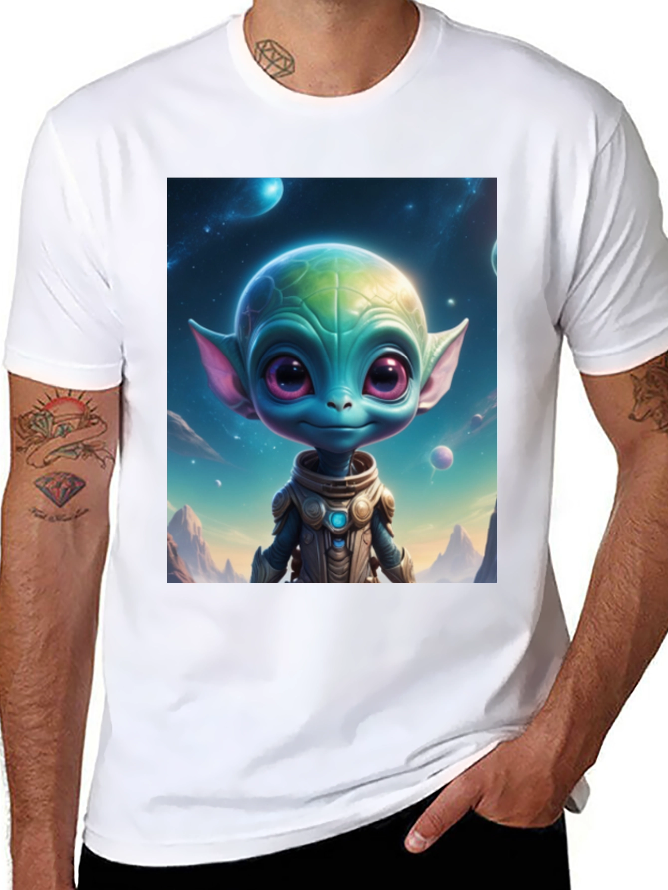 Alien Portrait T-Shirt