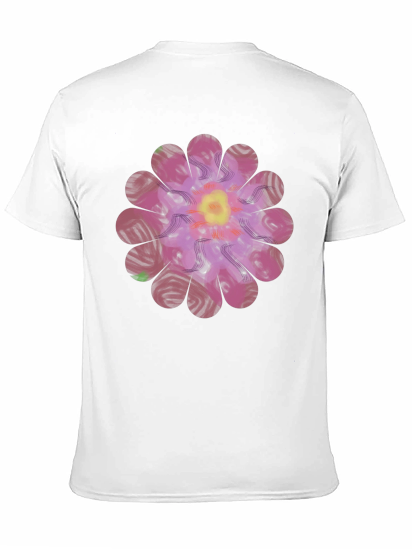 Floral Print Mens T-Shirt - Unique Design