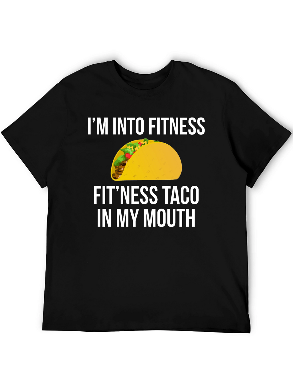 Fitness Taco Graphic Tee - Funny Workout Shirt