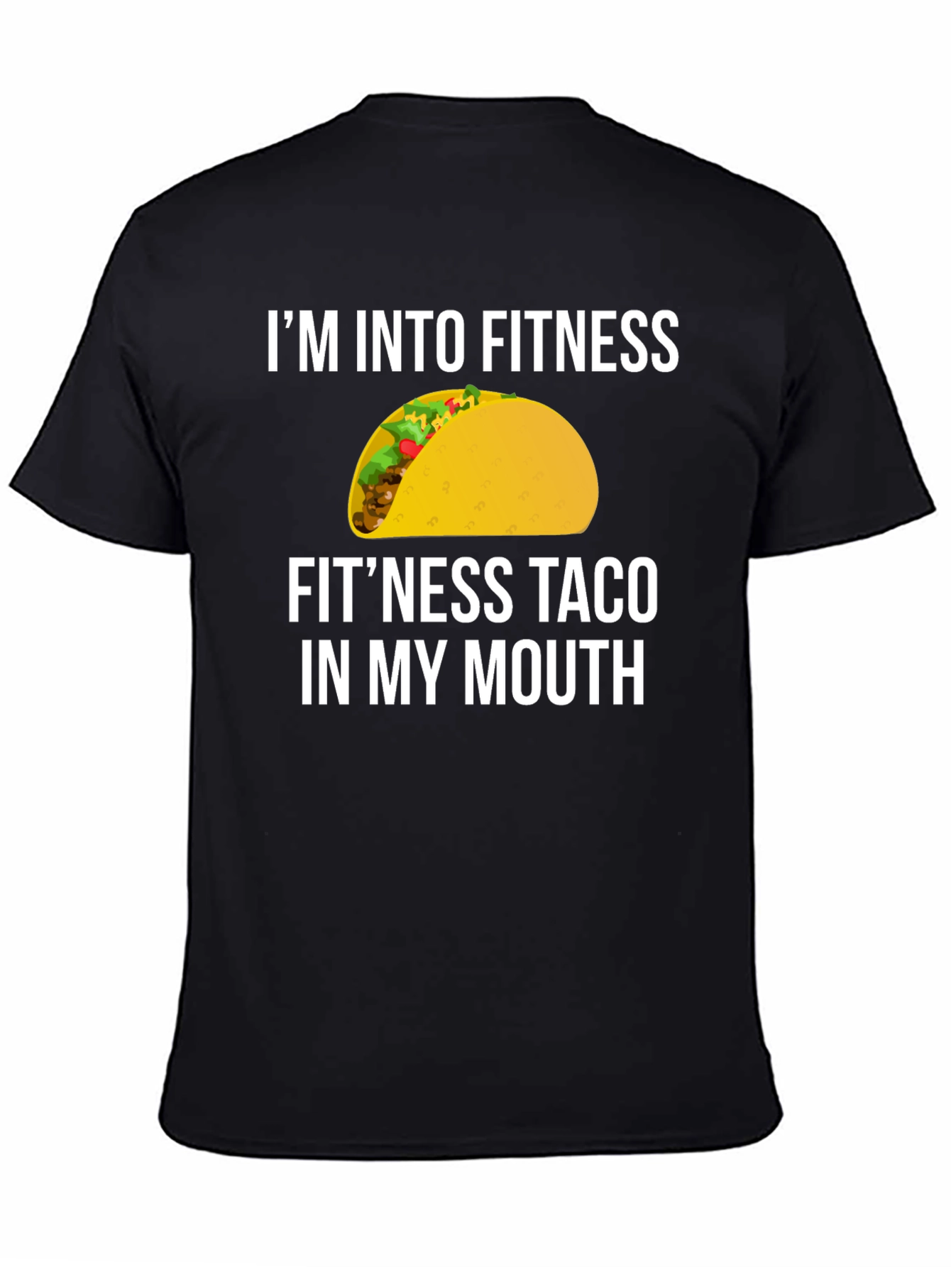 Fitness Taco Graphic Tee - Funny Workout Shirt