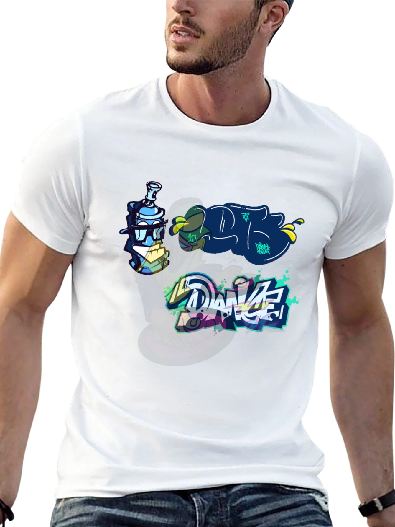 Graffiti Art T-Shirt - Dance Design