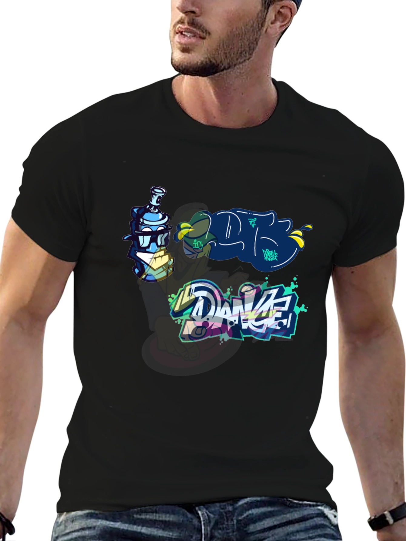 Graffiti Art T-Shirt - Dance Design