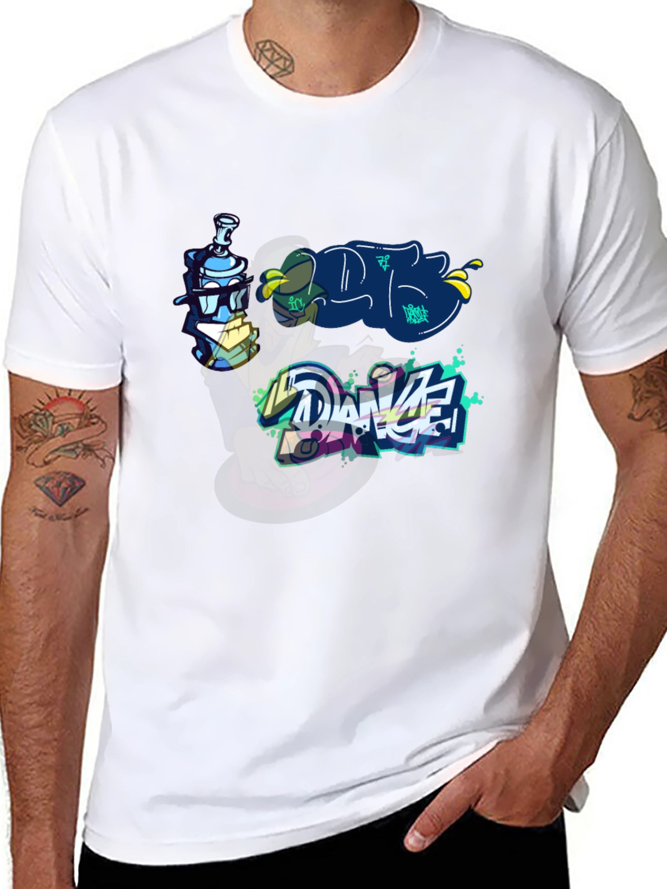 Graffiti Art T-Shirt - Dance Design