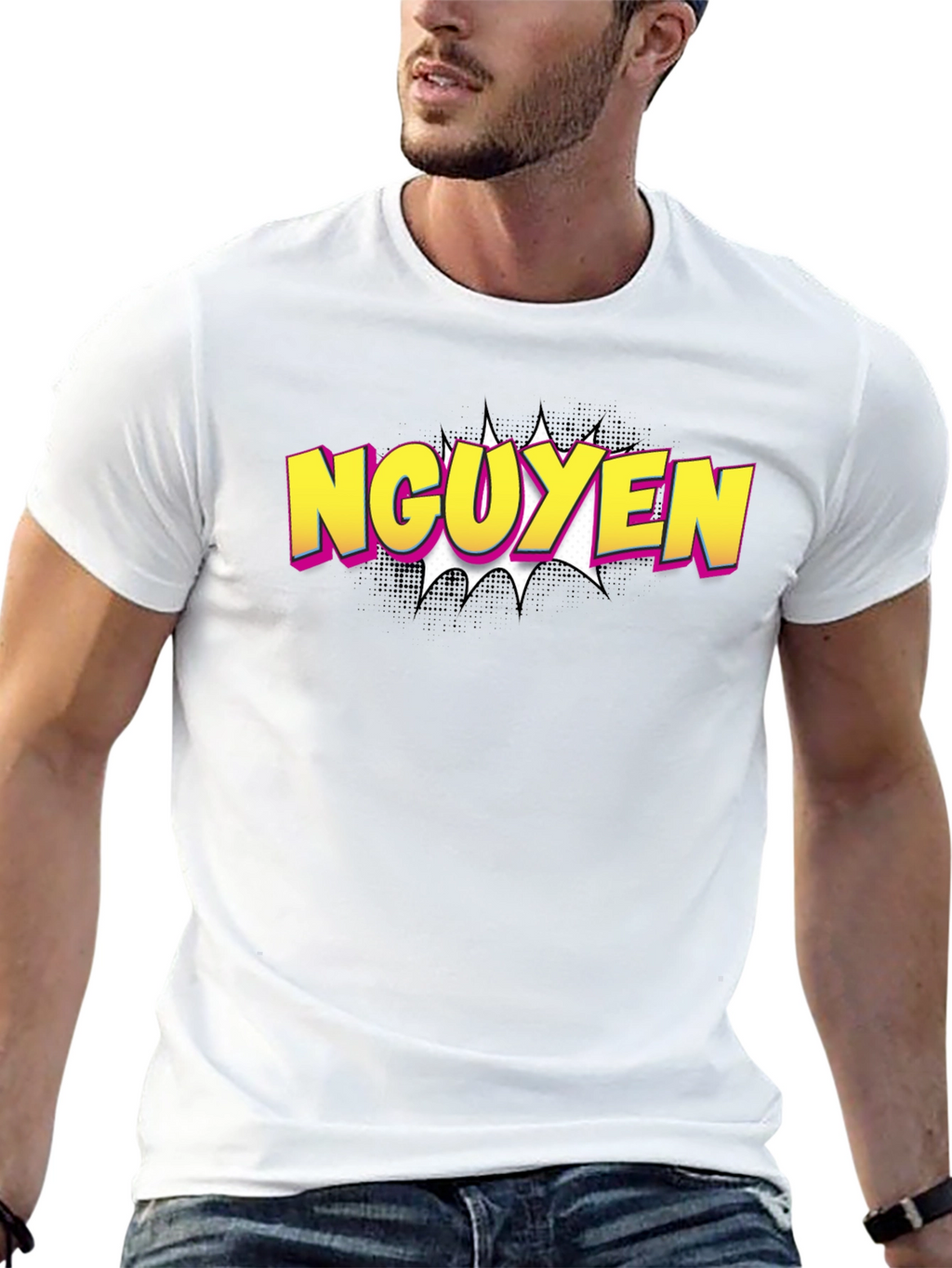 Nguyen Comic Style Graphic Tee