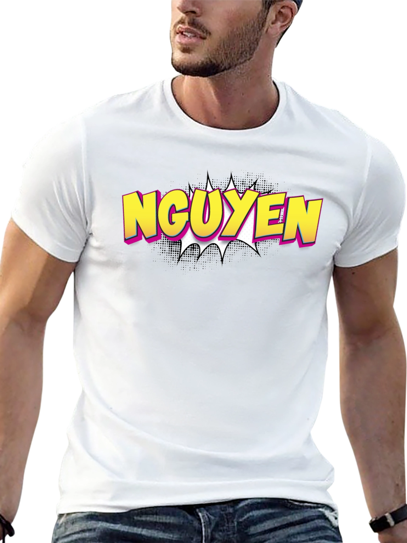 Nguyen Comic Style Graphic Tee