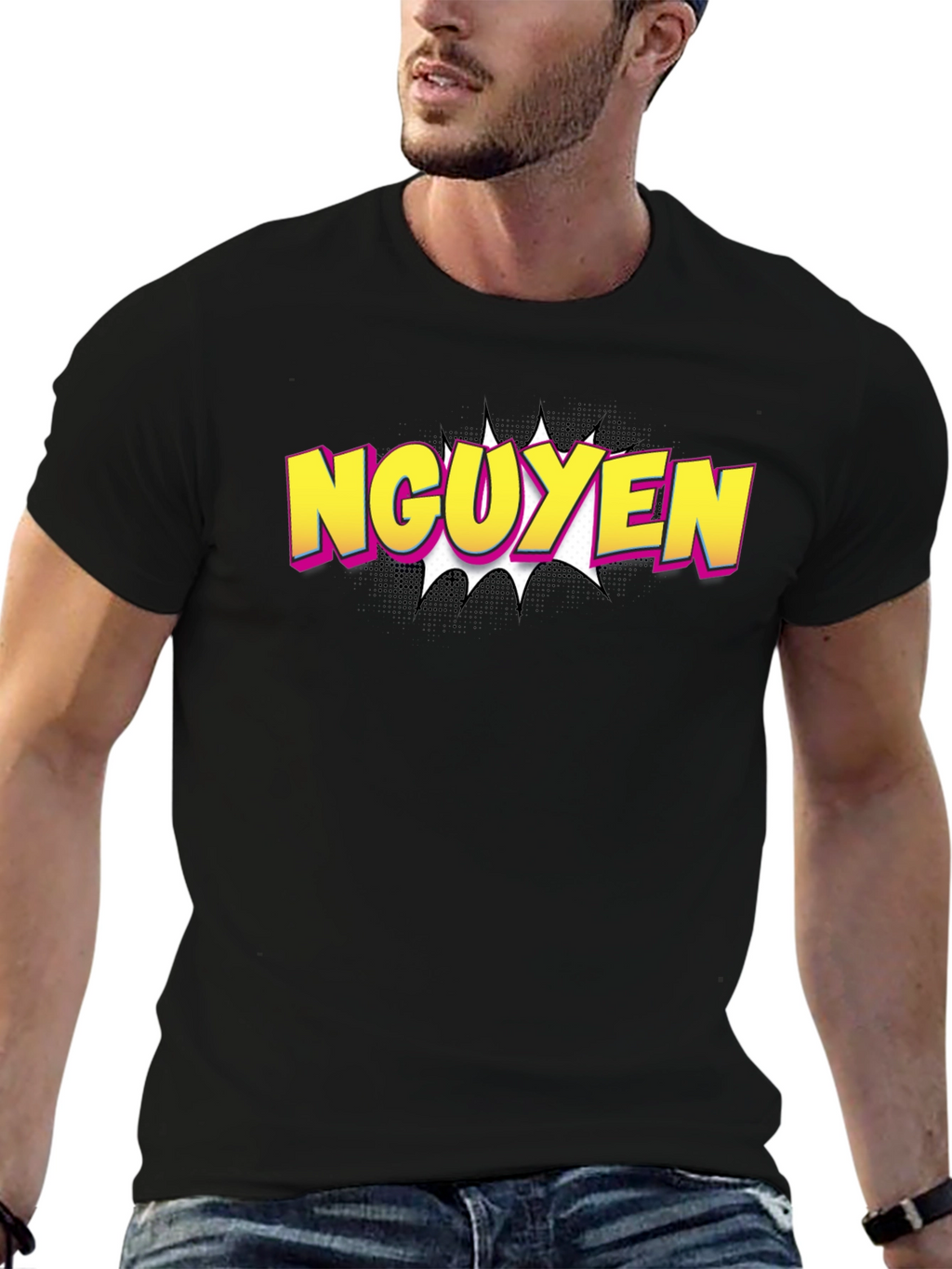 Nguyen Comic Style Graphic Tee