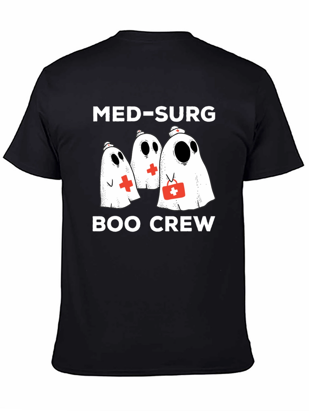 Med-Surg Boo Crew Black T-Shirt