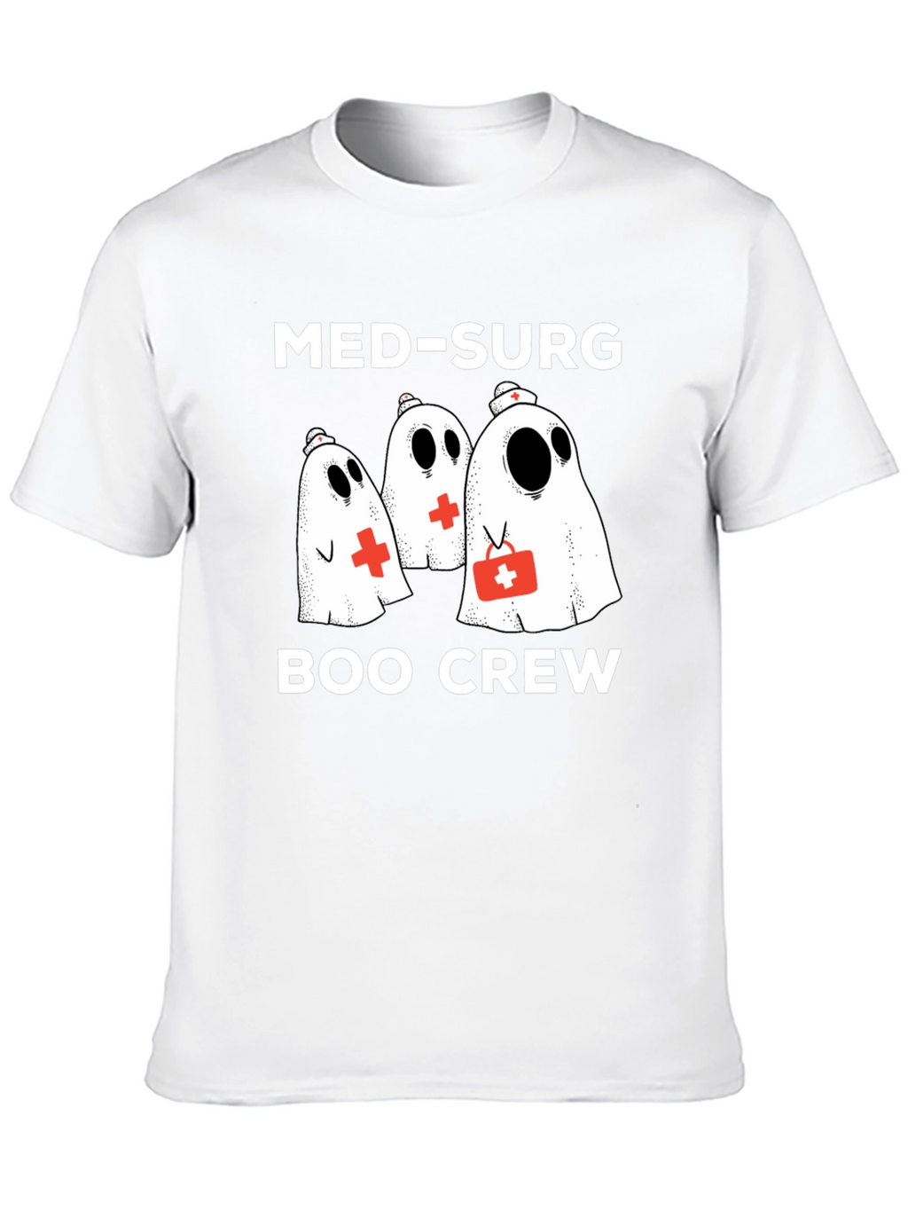 Med-Surg Boo Crew Black T-Shirt