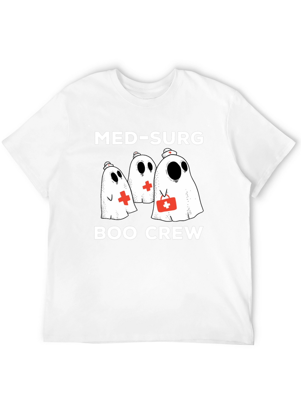Med-Surg Boo Crew Black T-Shirt