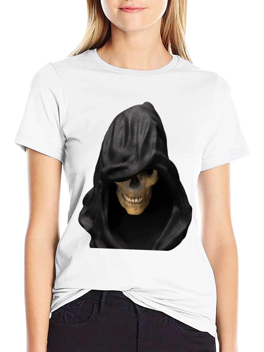 Grim Reaper Graphic Black T-Shirt