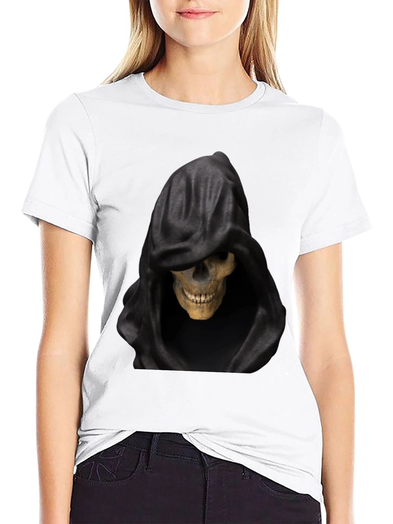 Grim Reaper Graphic Black T-Shirt