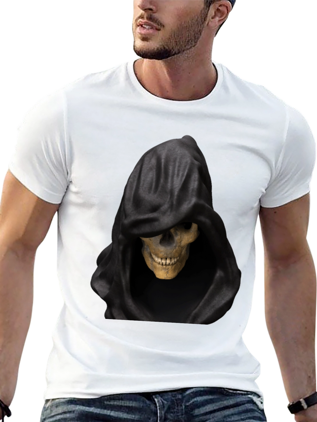 Grim Reaper Graphic Black T-Shirt