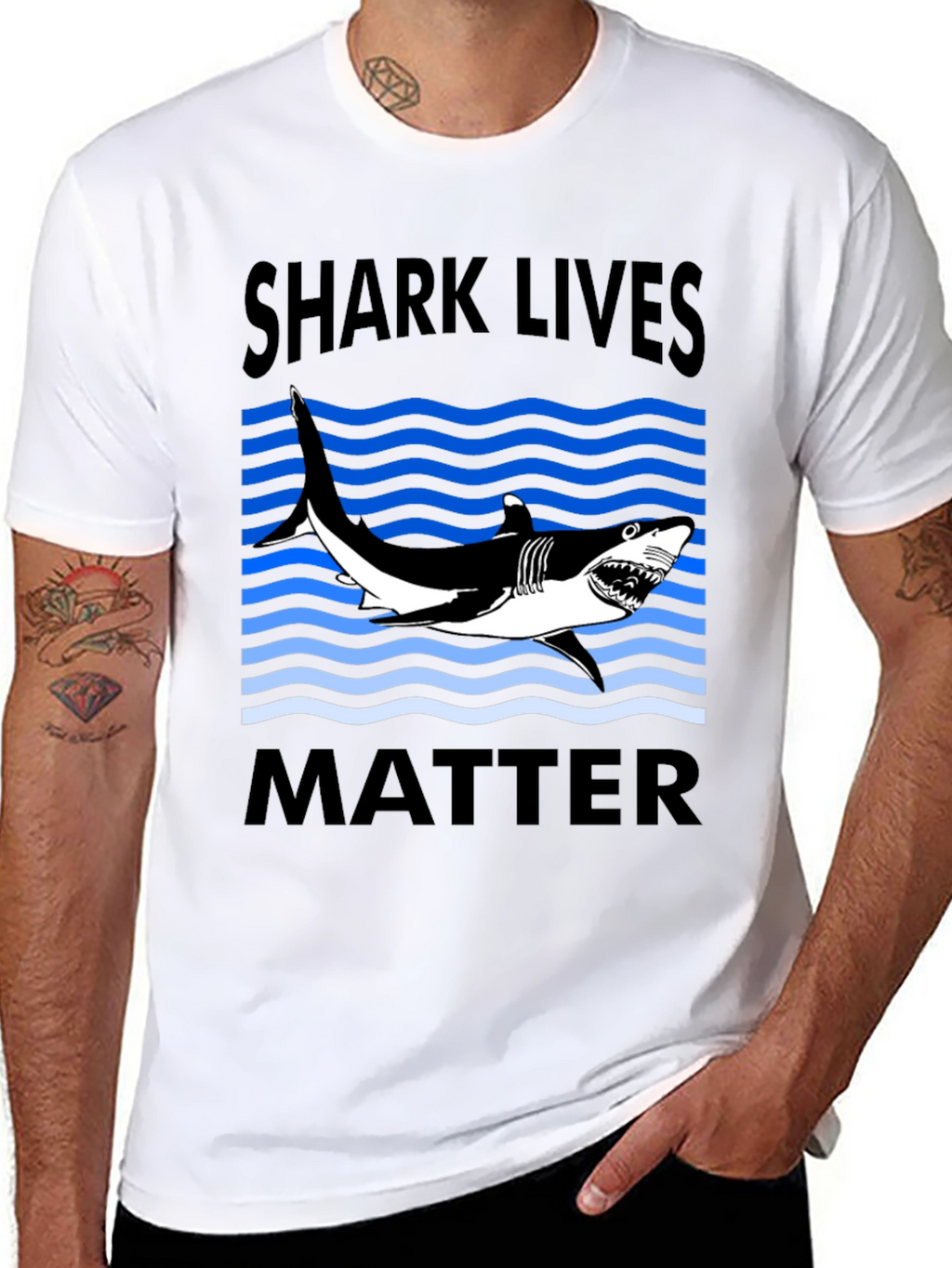 Shark Lives Matter Graphic T-Shirt