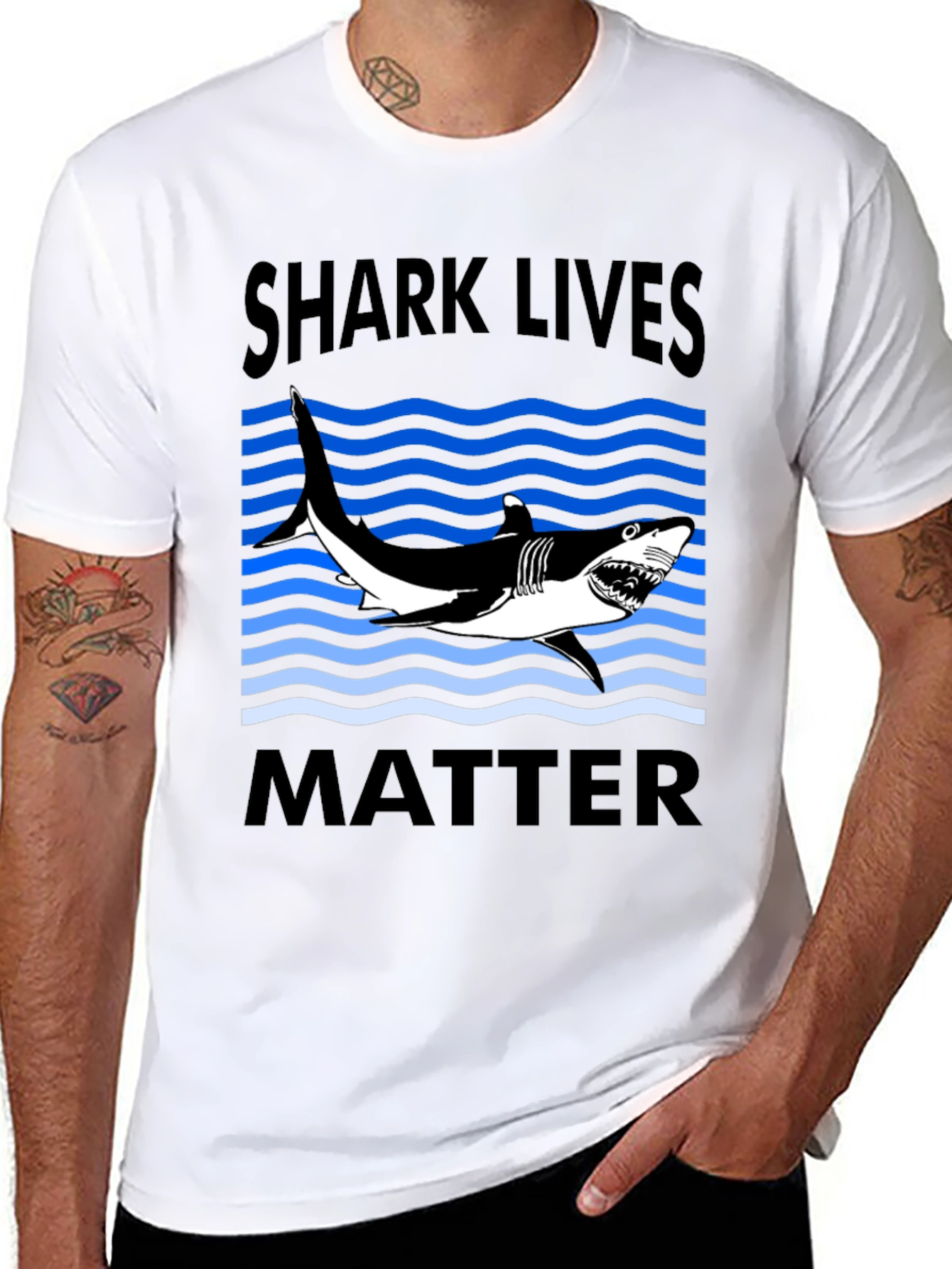 Shark Lives Matter Graphic T-Shirt