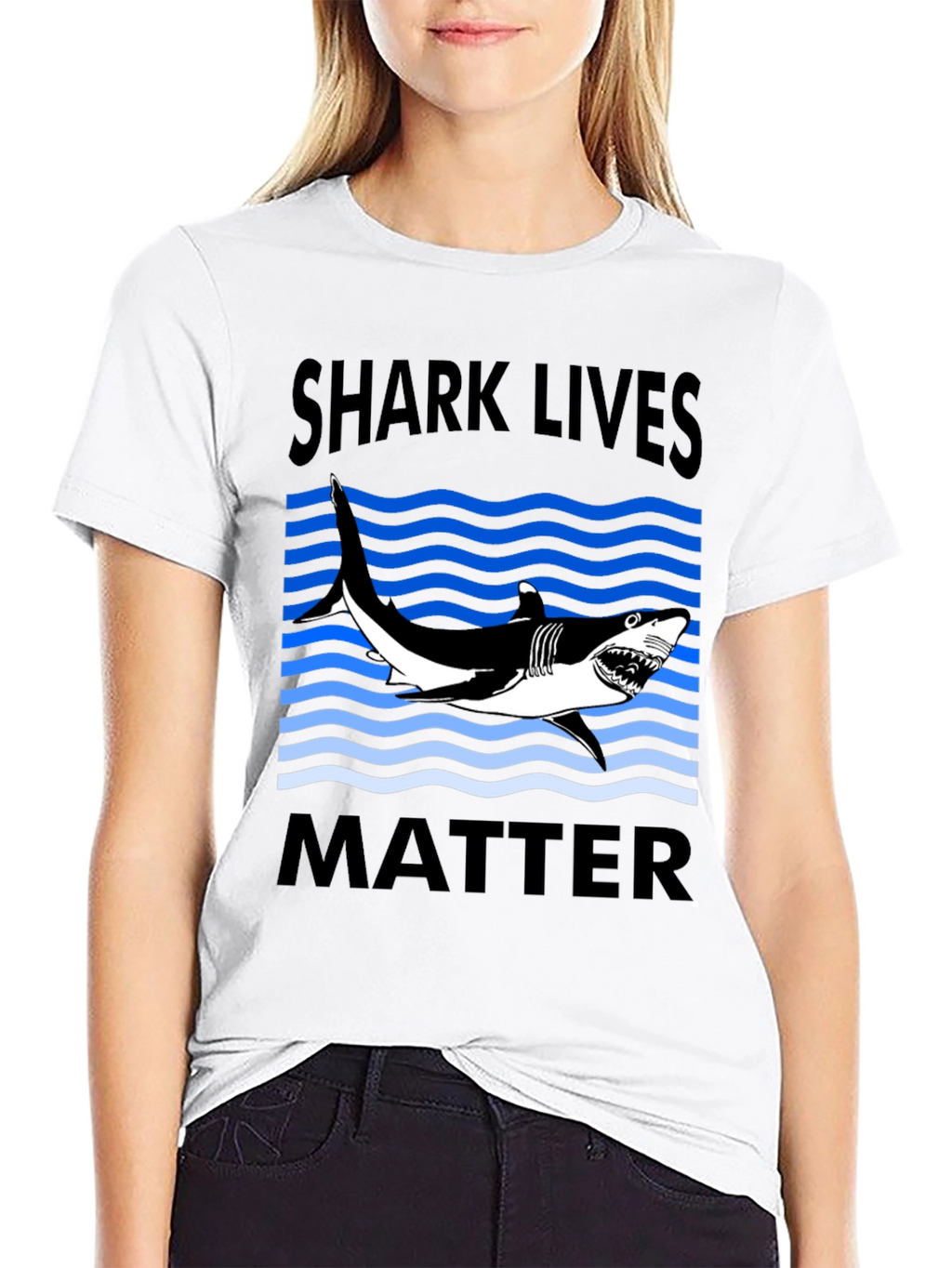 Shark Lives Matter Graphic T-Shirt
