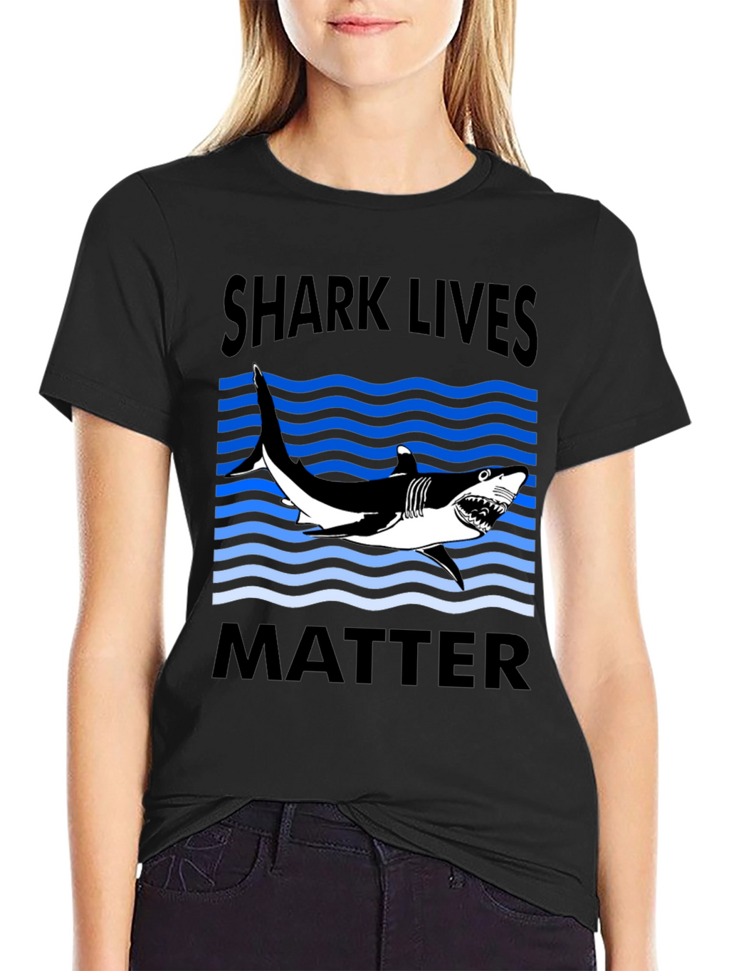 Shark Lives Matter Graphic T-Shirt