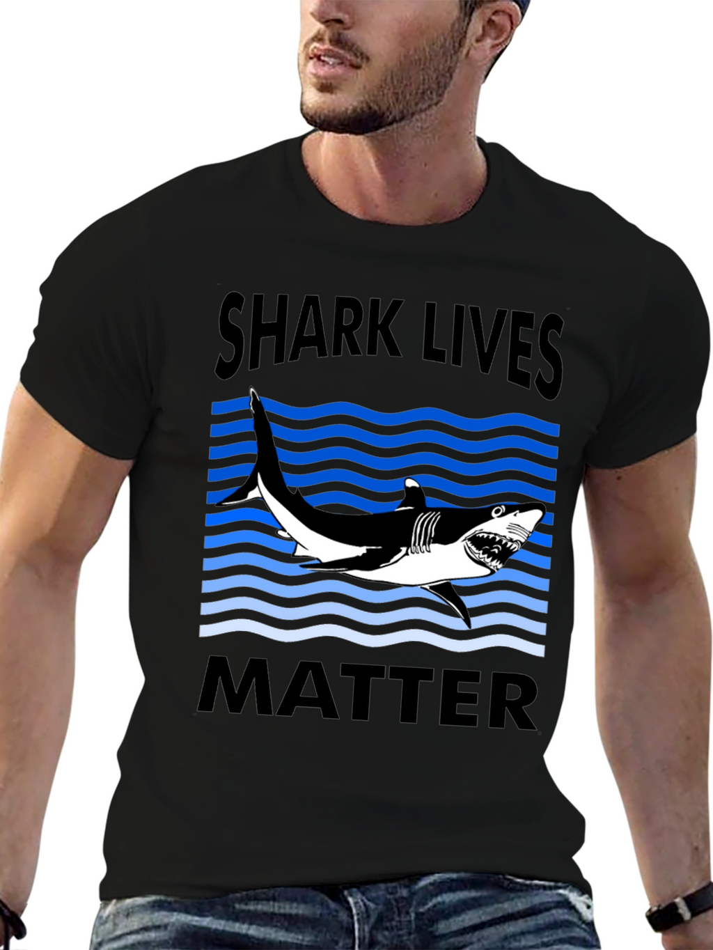 Shark Lives Matter Graphic T-Shirt