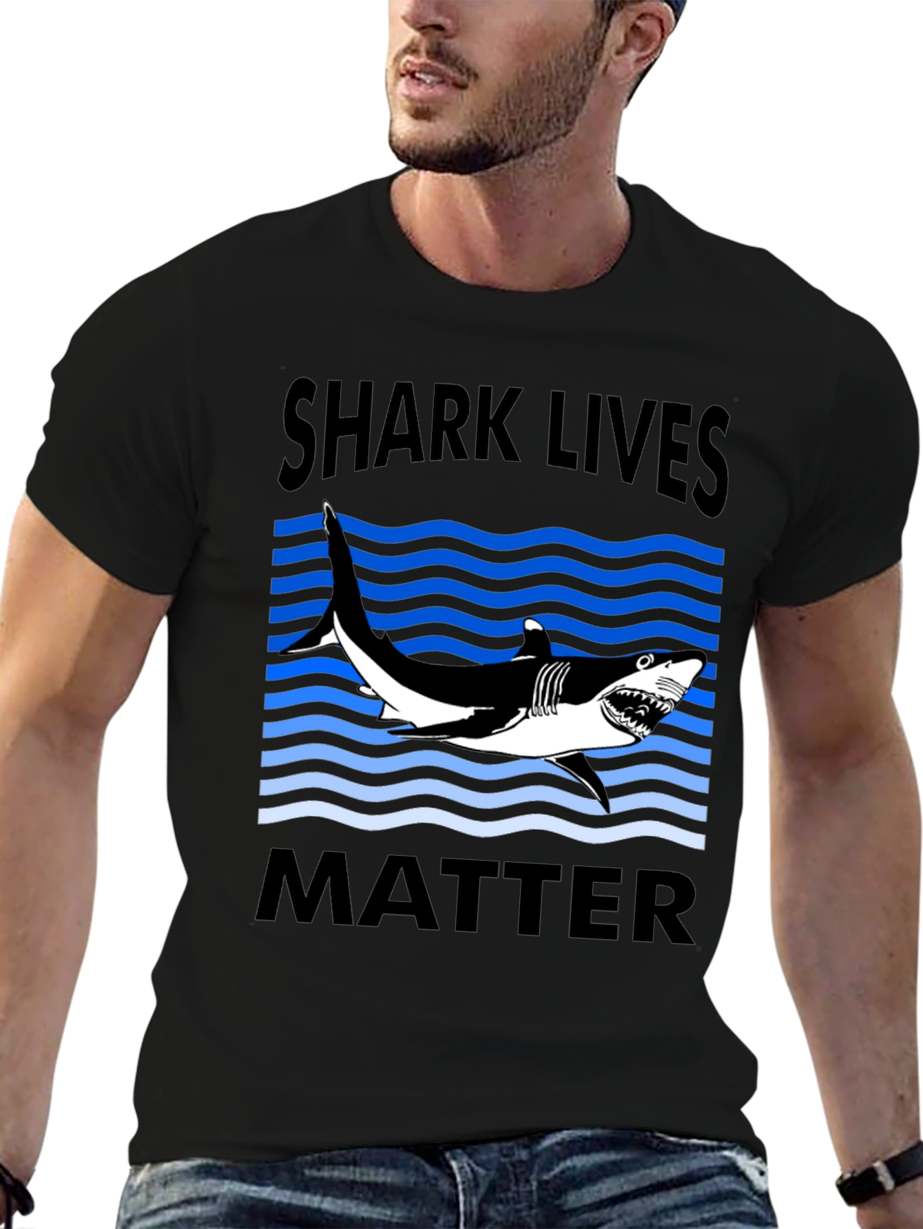 Shark Lives Matter Graphic T-Shirt