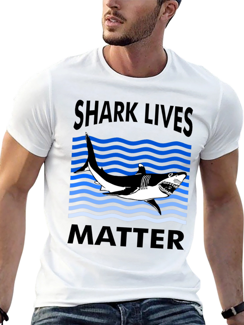 Shark Lives Matter Graphic T-Shirt