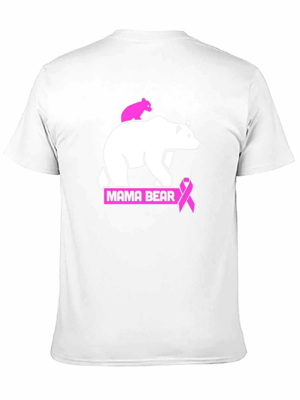 Mama Bear Breast Cancer Awareness T-Shirt