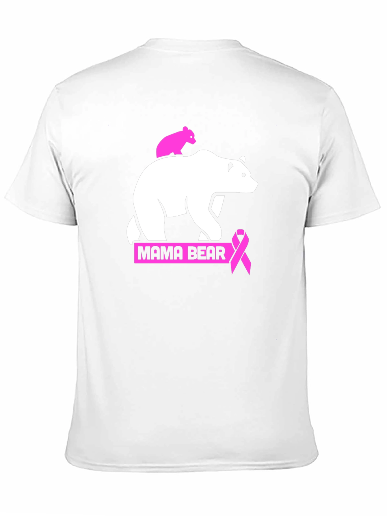 Mama Bear Breast Cancer Awareness T-Shirt