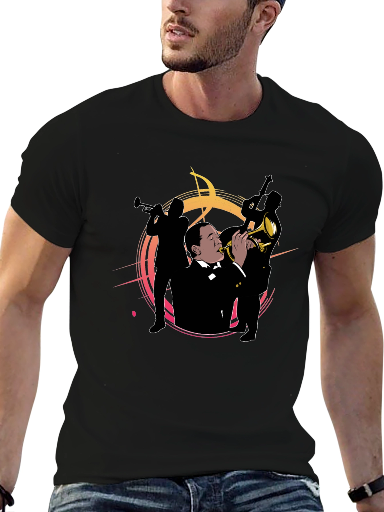 Jazz Musicians Black T-Shirt