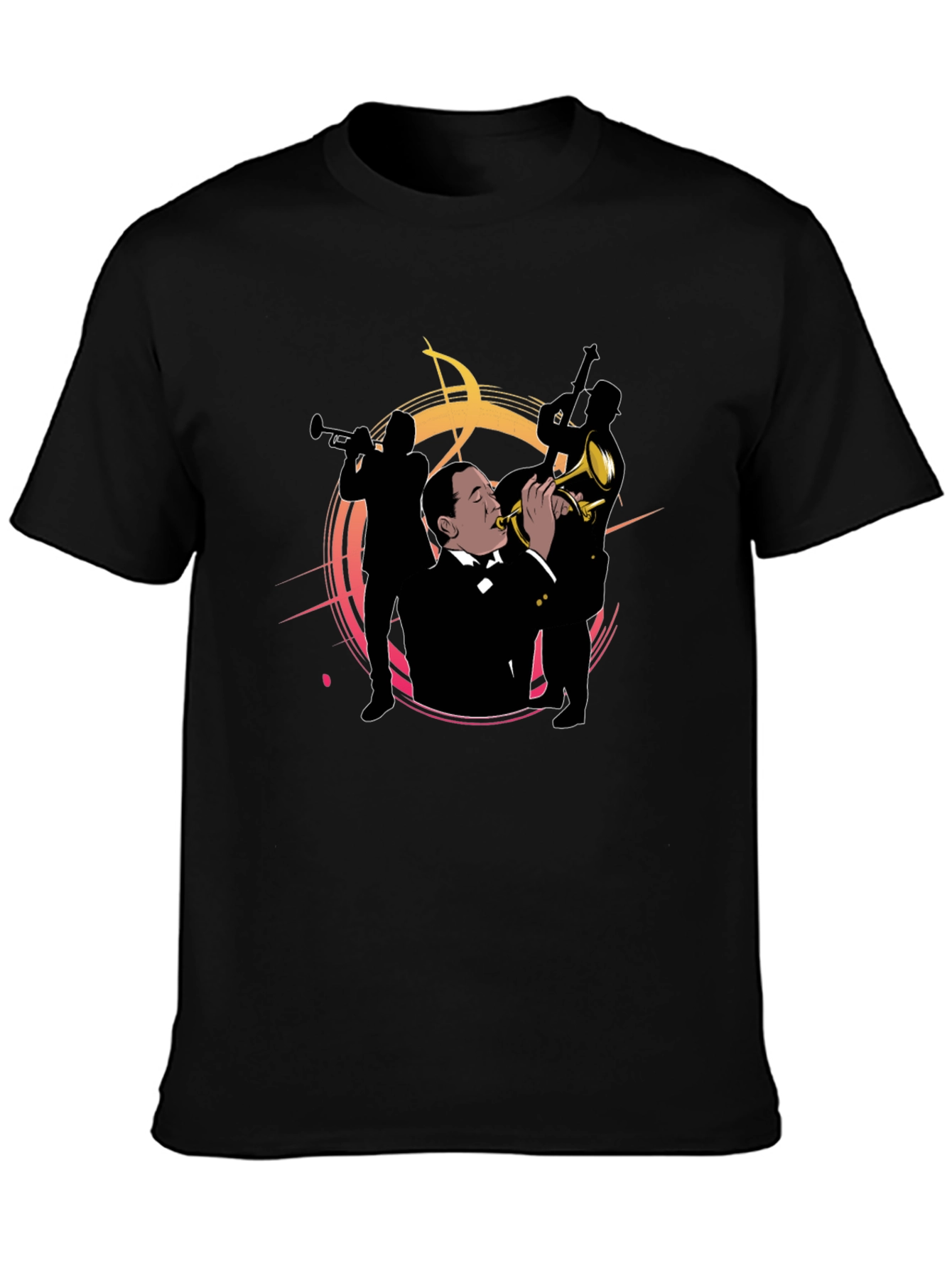 Jazz Musicians Black T-Shirt
