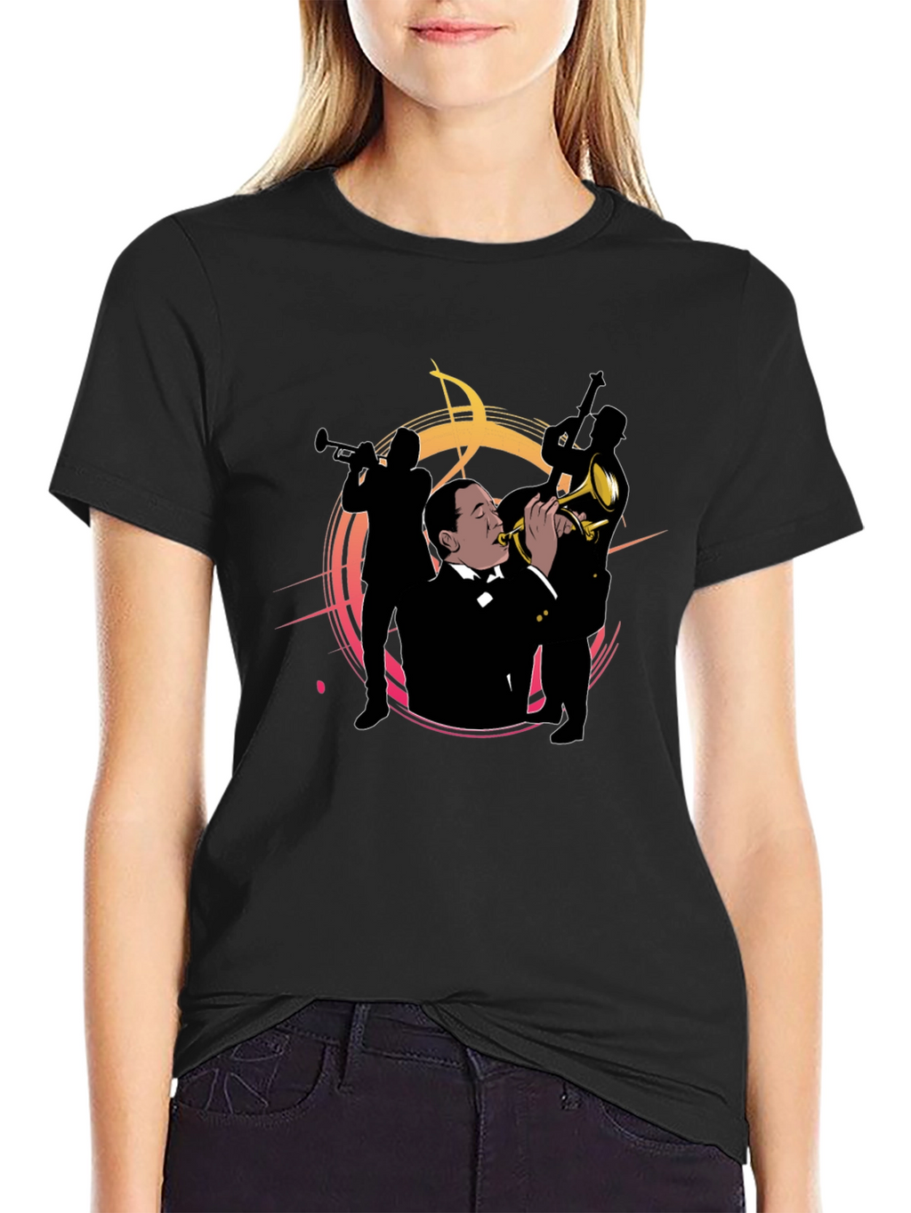 Jazz Musicians Black T-Shirt