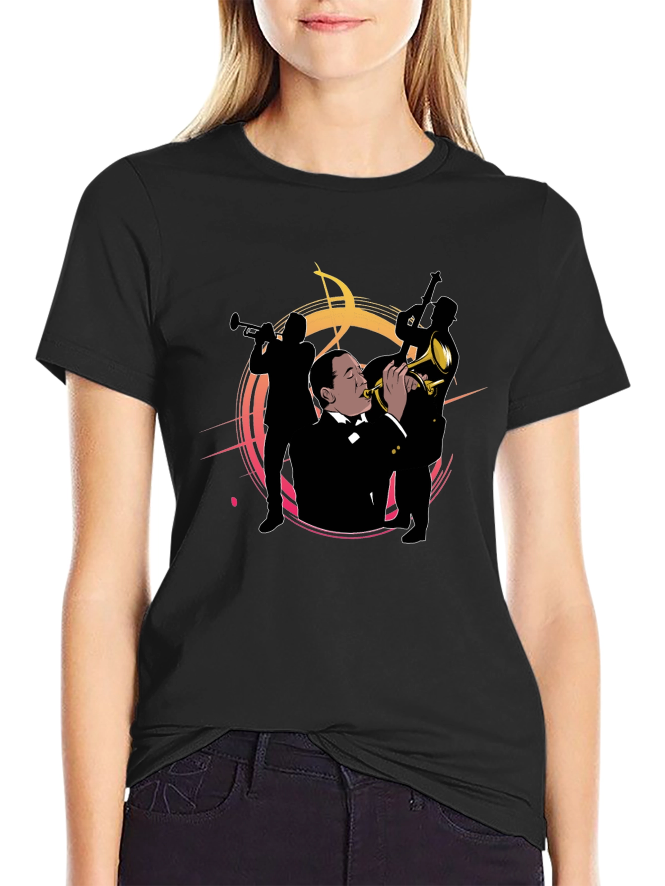 Jazz Musicians Black T-Shirt